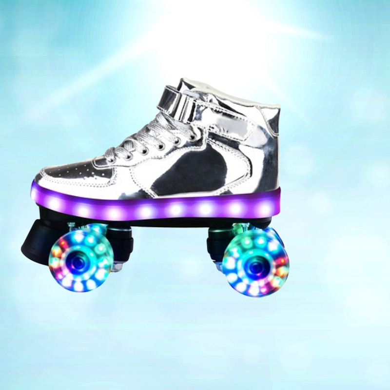 Charged shoe silver + flash wheel